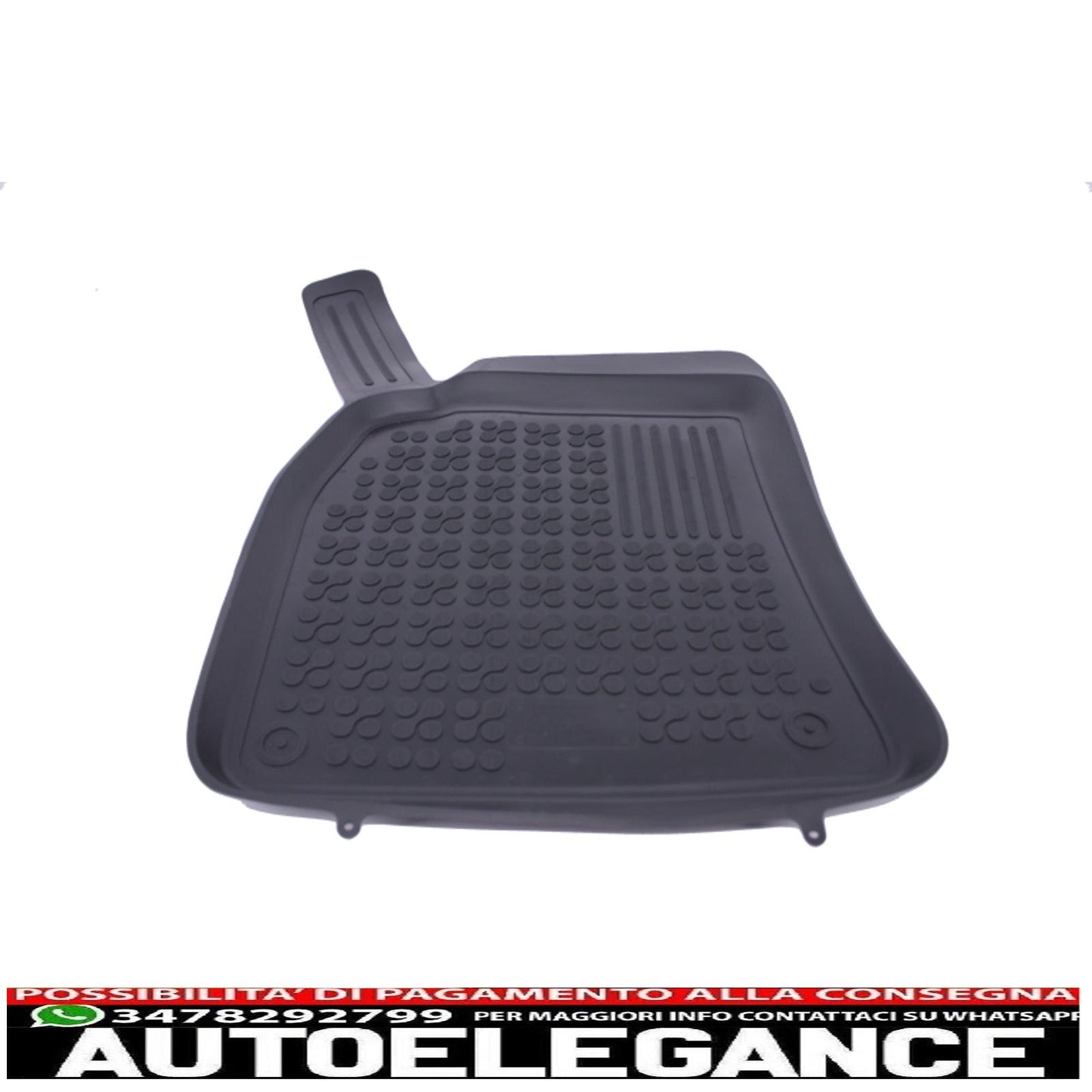 black rubber mat suitable for audi a5 (8t, 8f) cabrio coupe 2007-