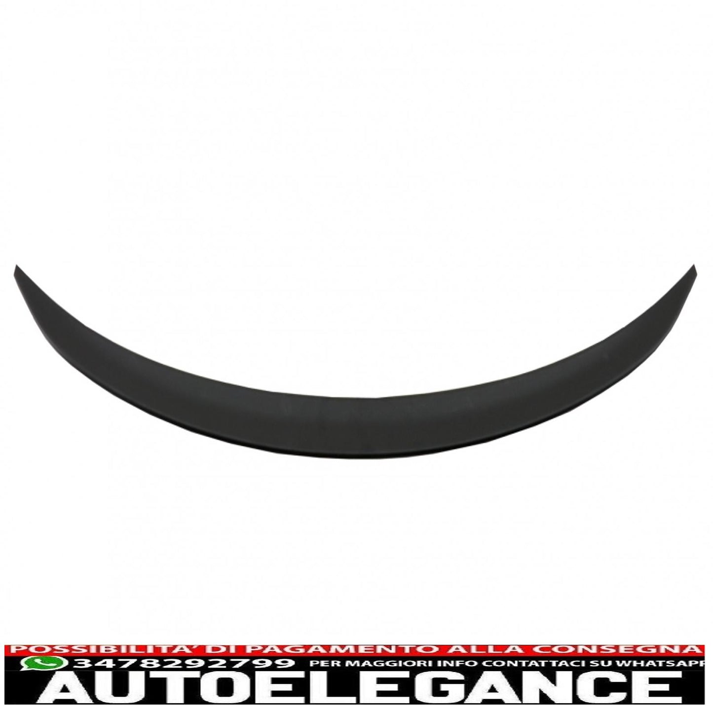 Trunk lid spoiler suitable for mercedes cla c117 w117 (2013-2018) matt black 