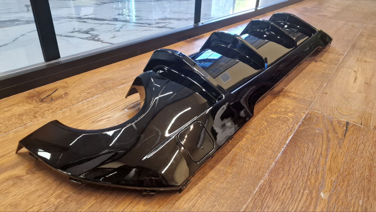 DIFFUSORE ADATTO PER BMW SERIE 1 F40 MSPORT NERO LUCIDO LOOK PERFORMANCE