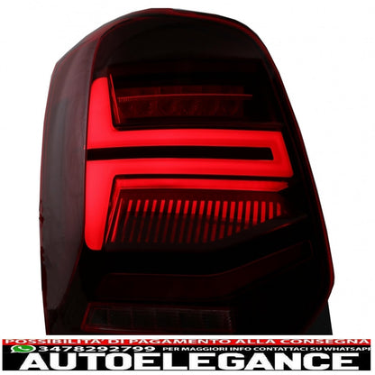 fanali posteriori full led adatti per vw polo 6r 6c 61 (2011-2017) indicatori di direzione dinamici sequenziali vento look