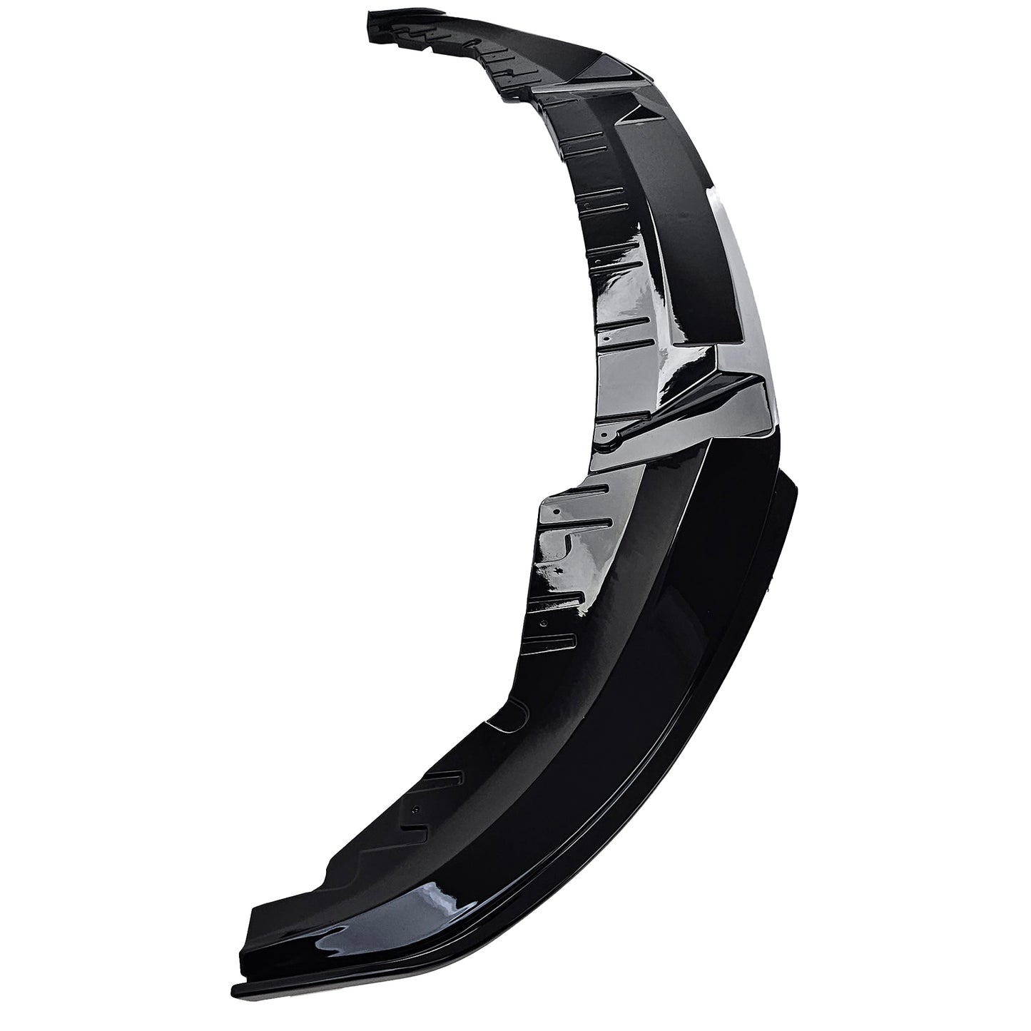 SPLITTER ANTERIORE ADATTO PER BMW SERIE 4 G26 GRAND COUPE' LOOK NERO LUCIDO