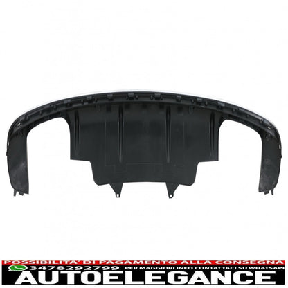 paraurti posteriore spoiler mantovana diffusore doppia uscita adatto per audi q5 8r facelift (2009-2016) paraurti s-line