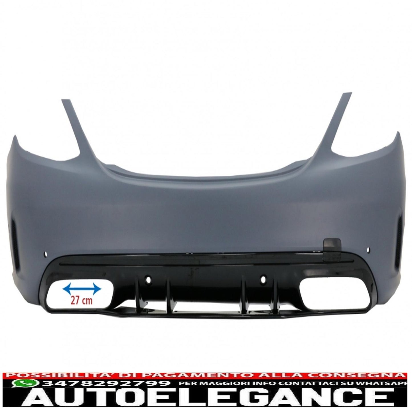 kit carrozzeria completo adatto per mercedes classe c w205 berlina (2014-2020) c63s edizione 1 design