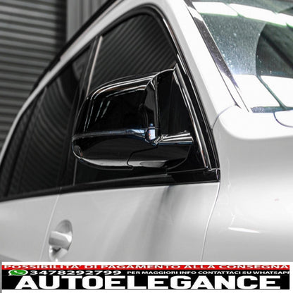 Calotte specchietti adatte per bmw x3 g01 x3 g08 x4 g02 x5 g05 x6 g06 x7 g07 (2017-2020) m sport design nero pianoforte AUTOELEGANCERICAMBI