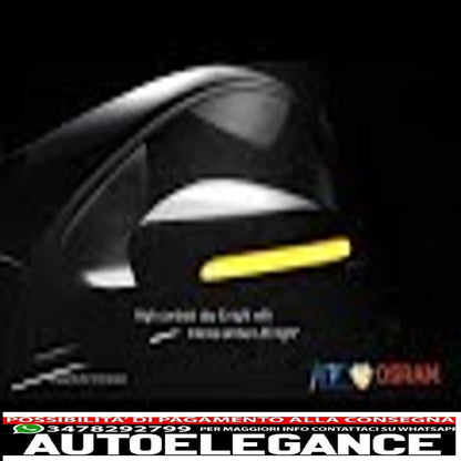 osram dynamic full led mirror turn signals ledriving dmi suitable for vw golf vi (10.2008-08.2012) touran i (05.2010-05.2015) white 