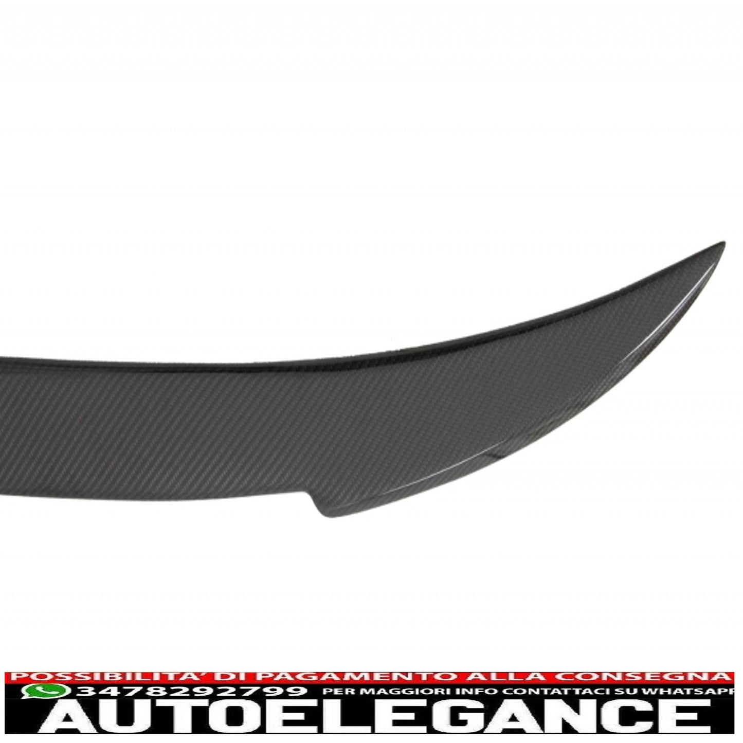 Mirror covers and trunk spoiler kit suitable for 3 series f30 (2011-2018) m4 design real carbon