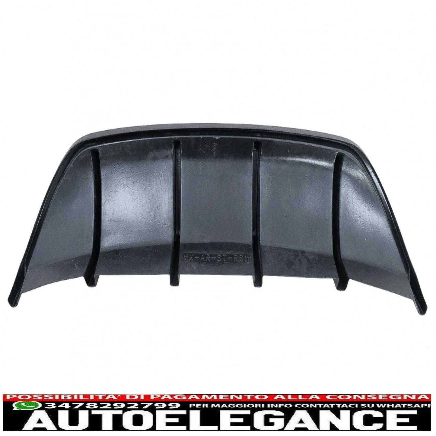 Mantovana diffusore aria posteriore adatta per alfa romeo stelvio 949 (2016-2020) nero