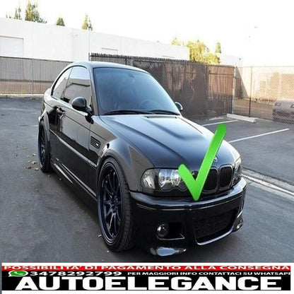 Coprifanetti Portafendinebbia per BMW 3 E46 1998-2005 M3 M-Technik M-Sport Design-mostra il titolo originaleTesto originaleFog Lights Holder Covers for BMW 3 E46 1998-2005 M3 M-Technik M-Sport Design