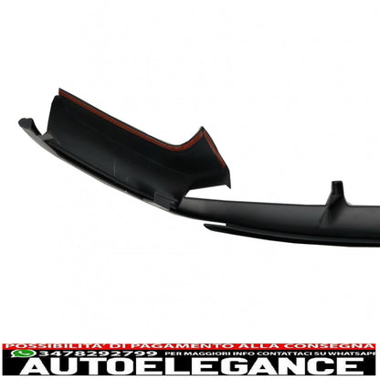 Front bumper spoiler lip suitable for bmw 2 series f22/f23 (2013-) coupe cabrio m-performance design