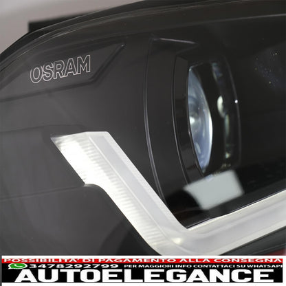 osram full led headlights with dynamic mirror indicators full led ledriving suitable for vw golf 7.5 facelift (2017-2020) gti look upgrade for halogens with dynamic sequential cornering lights 