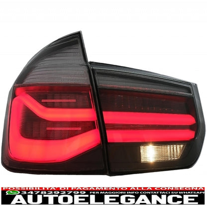 body kit with double exhaust tips suitable for BMW 3 series F30 (2011-2019) and LED rear lights dynamic sequential cornering light evo ii m3 cs design 