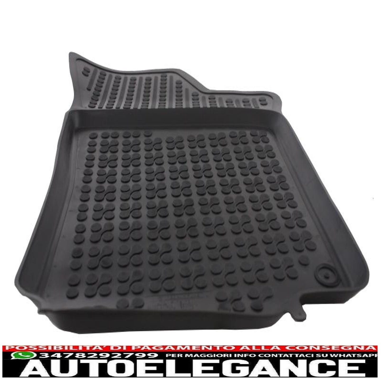 Tappetino in gomma per auto nero adatto per Seat leon 99-05 toledo 99-04 skoda octavia 97-10 vw beetle bora 98-05 golf 4 iv 97-06