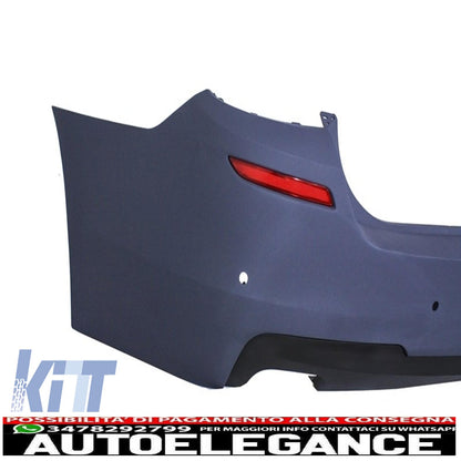 complete body kit suitable for bmw f11 5 series touring (station wagon, estate, avant) (from 2011 onwards) m-technik design with acs-look exhaust tips