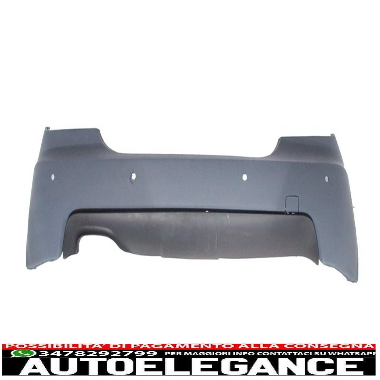 body kit suitable for bmw 5 series e60 (2003-2007) m-technik look spoiler trunk pdc 24mm