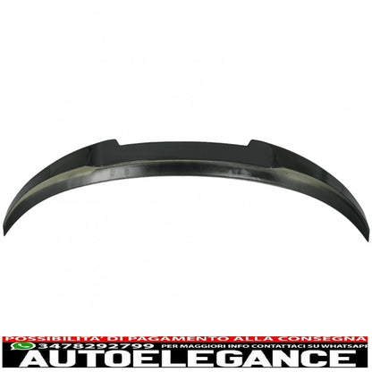 trunk spoiler suitable for bmw 4 series gran coupe f36 (2014-up) m4 csl design piano black 