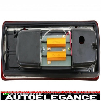 fanali posteriori full led barra luminosa con fendinebbia e indicatori di direzione fumé adatti per mercedes benz classe g w463 (1989-2015) indicatori di direzione sequenziali dinamici rossi