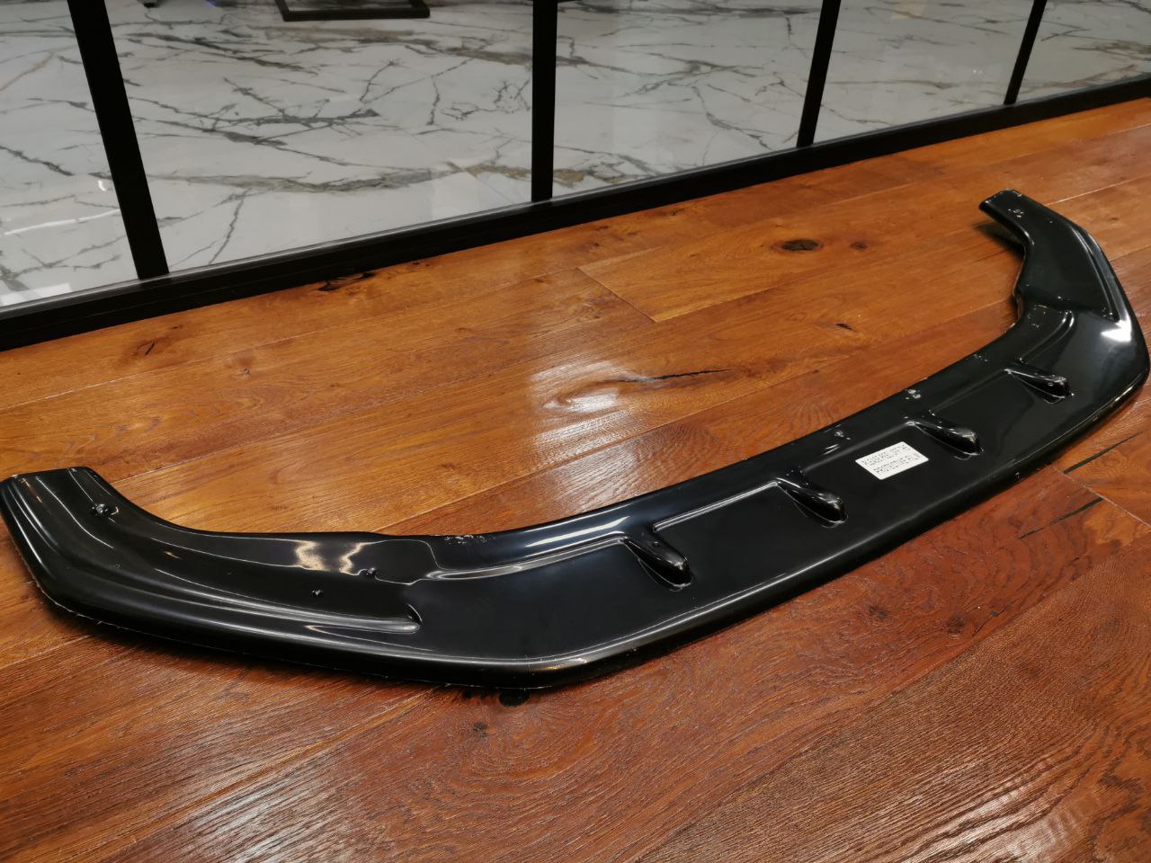 SPLITTER ADATTO PER VW GOLF 7.5 GTI GTD RLINE 2017-2019 LOOK NERO LUCIDO V1