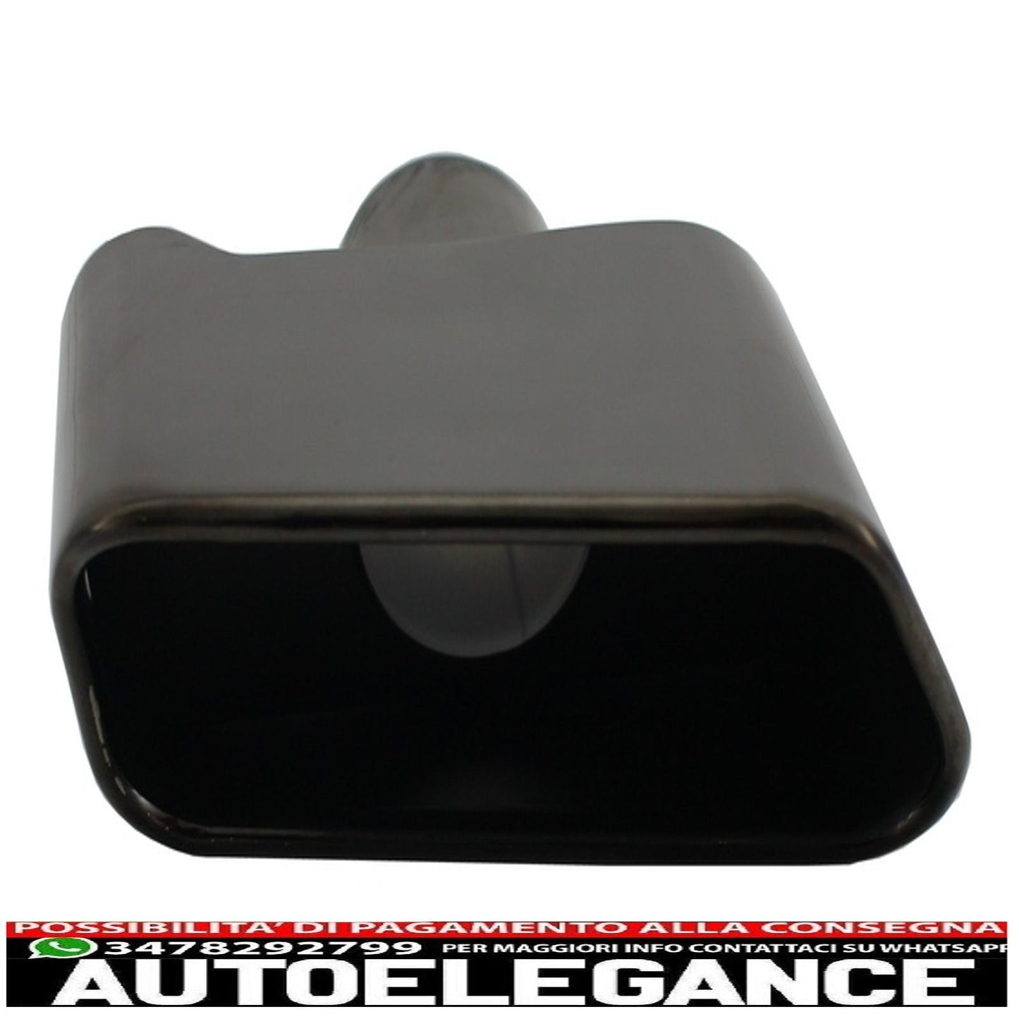 punte del silenziatore di scarico del diffusore d'aria a doppia uscita edizione nera sport m-tech 550i design adatto per bmw serie 5 f10 f11 (2011-2017)