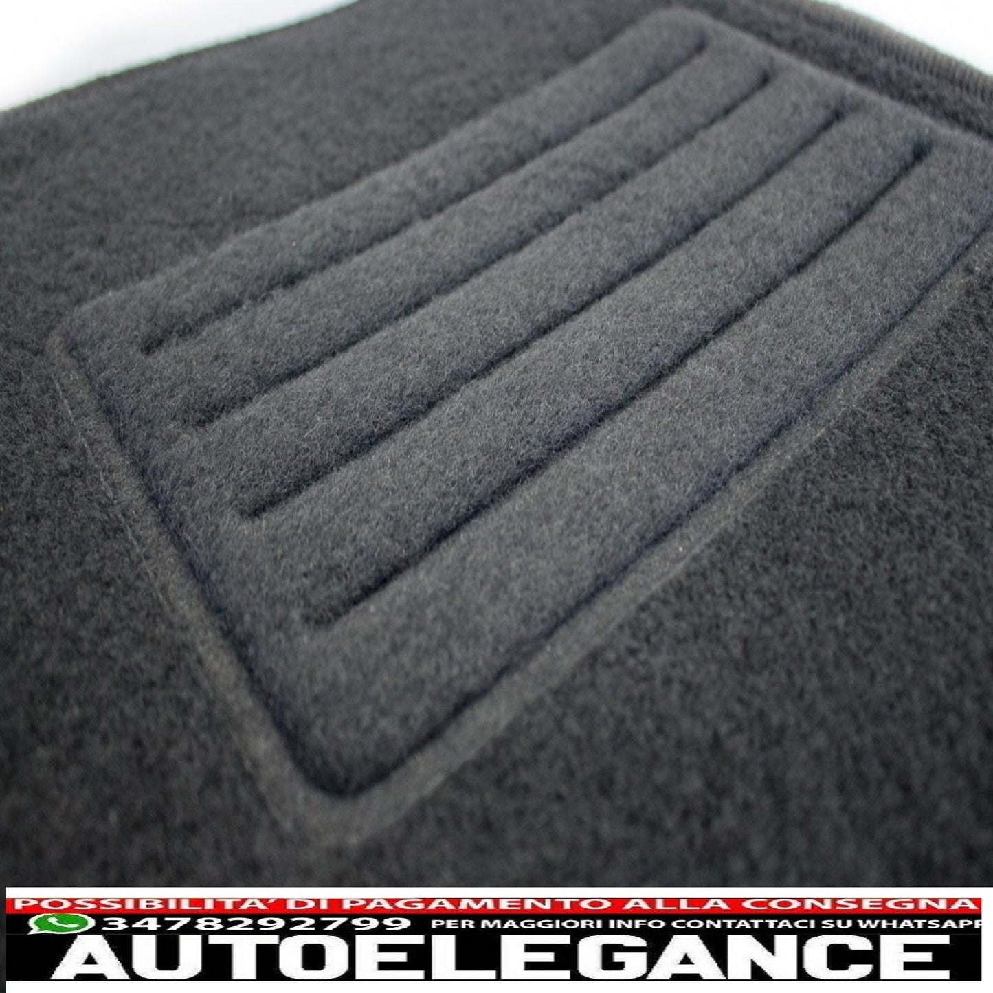 Graphite mat suitable for vw golf v, jetta model 2007-12/2010, golf vi 2008-10/2012, scirocco 09/2008