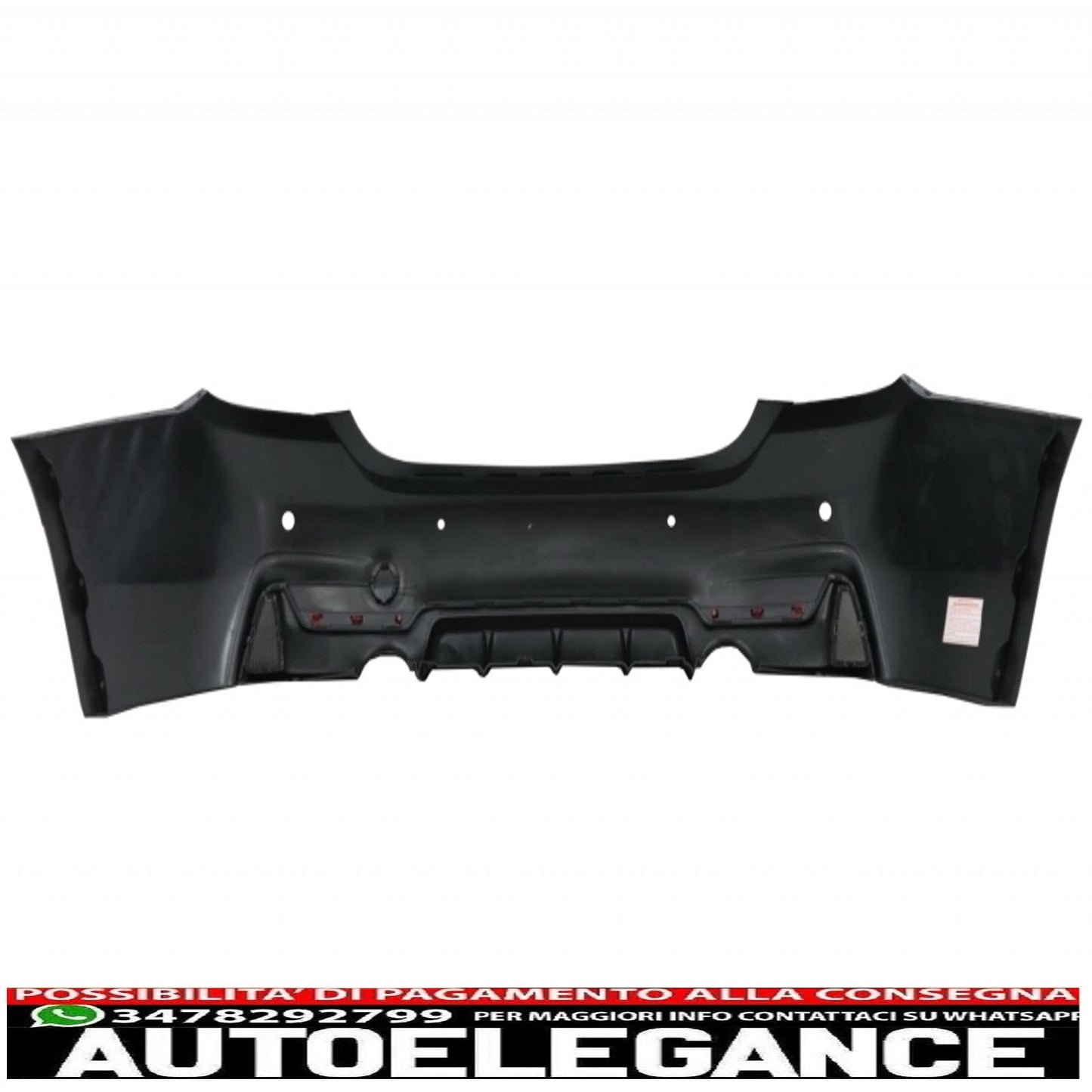 Complete body kit with matt black trunk spoiler suitable for BMW 4 Series F32 Coupe (2013-up) M-Performance design