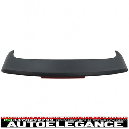 Rear bumper roof spoiler with led brake light suitable for vw golf 6 vi (2008-2012) and gti design exhaust system