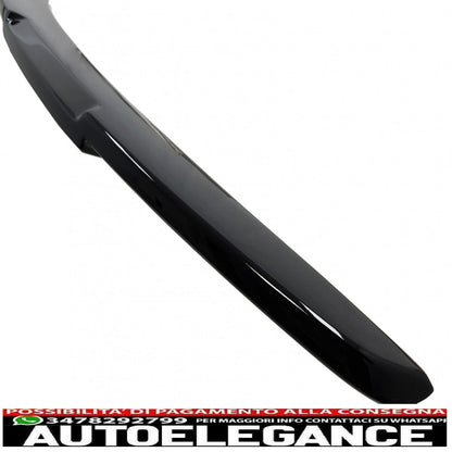 Trunk Spoiler Lip Suitable For Mercedes E Class W213 (2016-2019) Piano Black