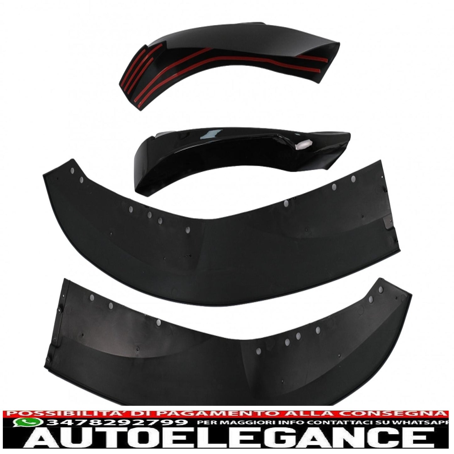 Front bumper spoiler lip suitable for bmw 4 series f32 coupe f33 cabrio f36 grand coupe (2013-03.2019) m design piano black 