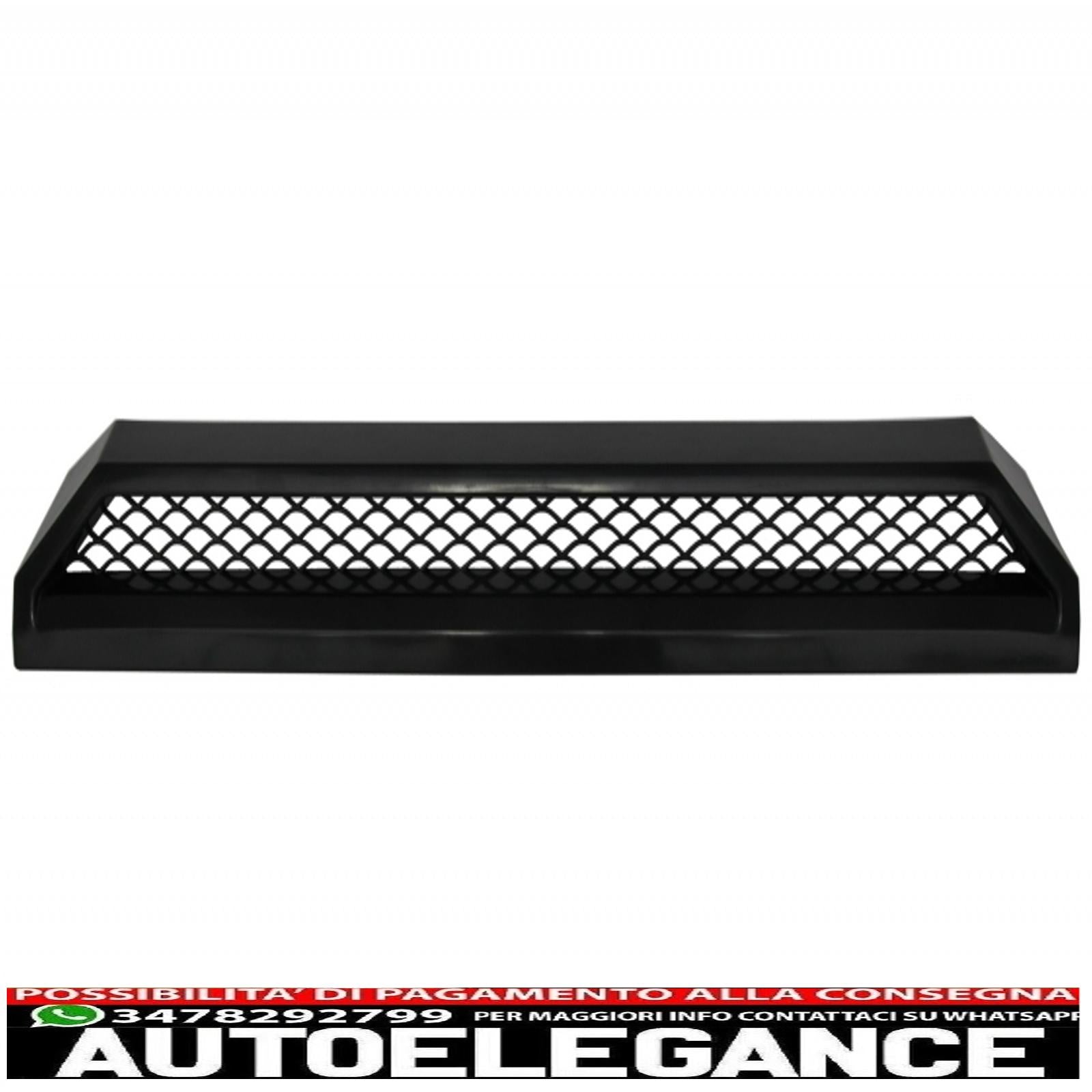 Bullbar anteriore con spoiler superiore ed estensione led drl adatto per mercedes classe g w463 (1989-2018) design g63 g65 AUTOELEGANCERICAMBI