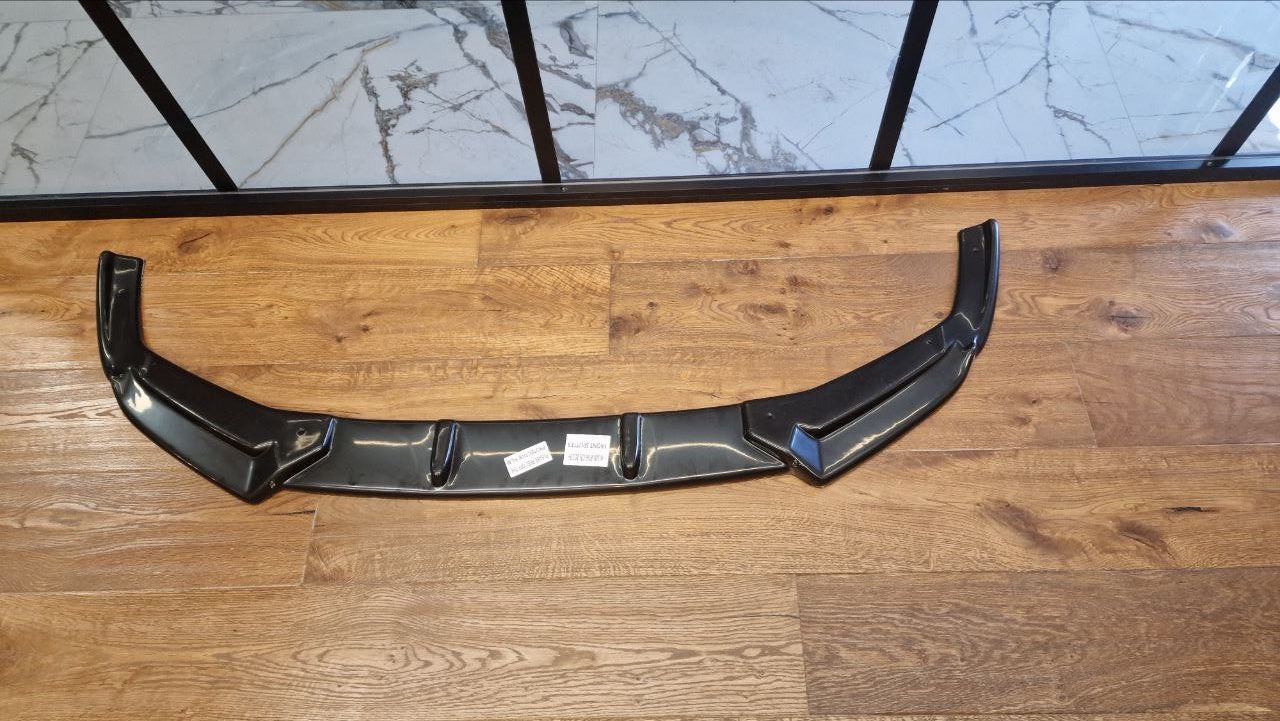 SPLITTER ADATTO PER AUDI A6 4G C8 2018+ NERO LUCIDO V1 LOOK SPORTIVO