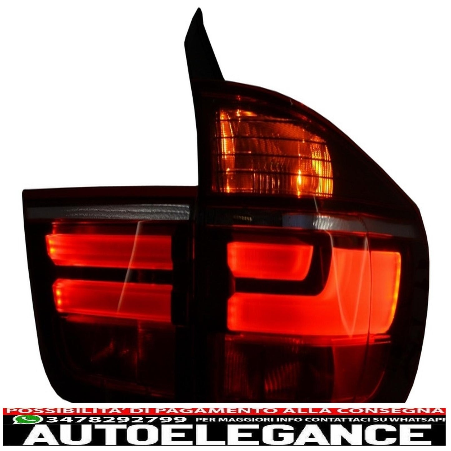 led rear lights suitable for bmw x5 e70 (2007-2010) light bar lci facelift design