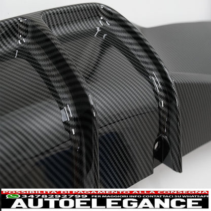 Rear bumper diffuser suitable for bmw 4 series f32 f33 f36 (2013-2019) coupe cabrio m performance design carbon film covering left double outlet