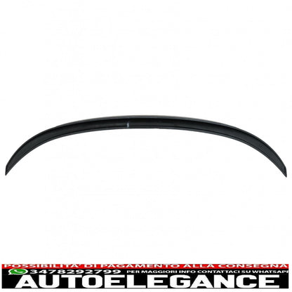 Boot lid spoiler suitable for BMW 3 Series F30 (2010 onwards) M3 design matt black 