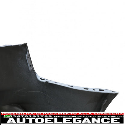rear bumper suitable for audi a3 8v sedan pre restyling (2012-2016) rs design