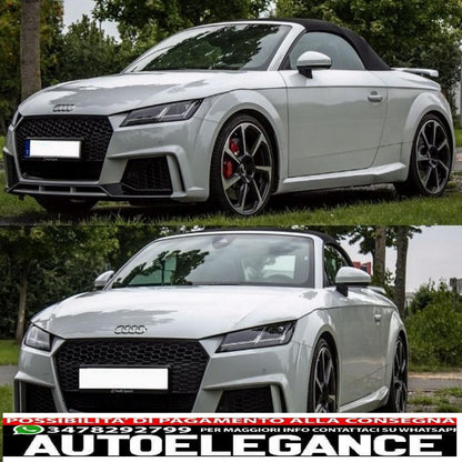 Paraurti anteriore adatto per audi tt 8s mk3 (2014-up) design rs