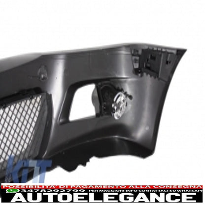 front bumper suitable for bmw 3 series e46 coupe/cabrio/sedat/station wagon (1998-2004) m3 design with front bumper splitter csl design carbon