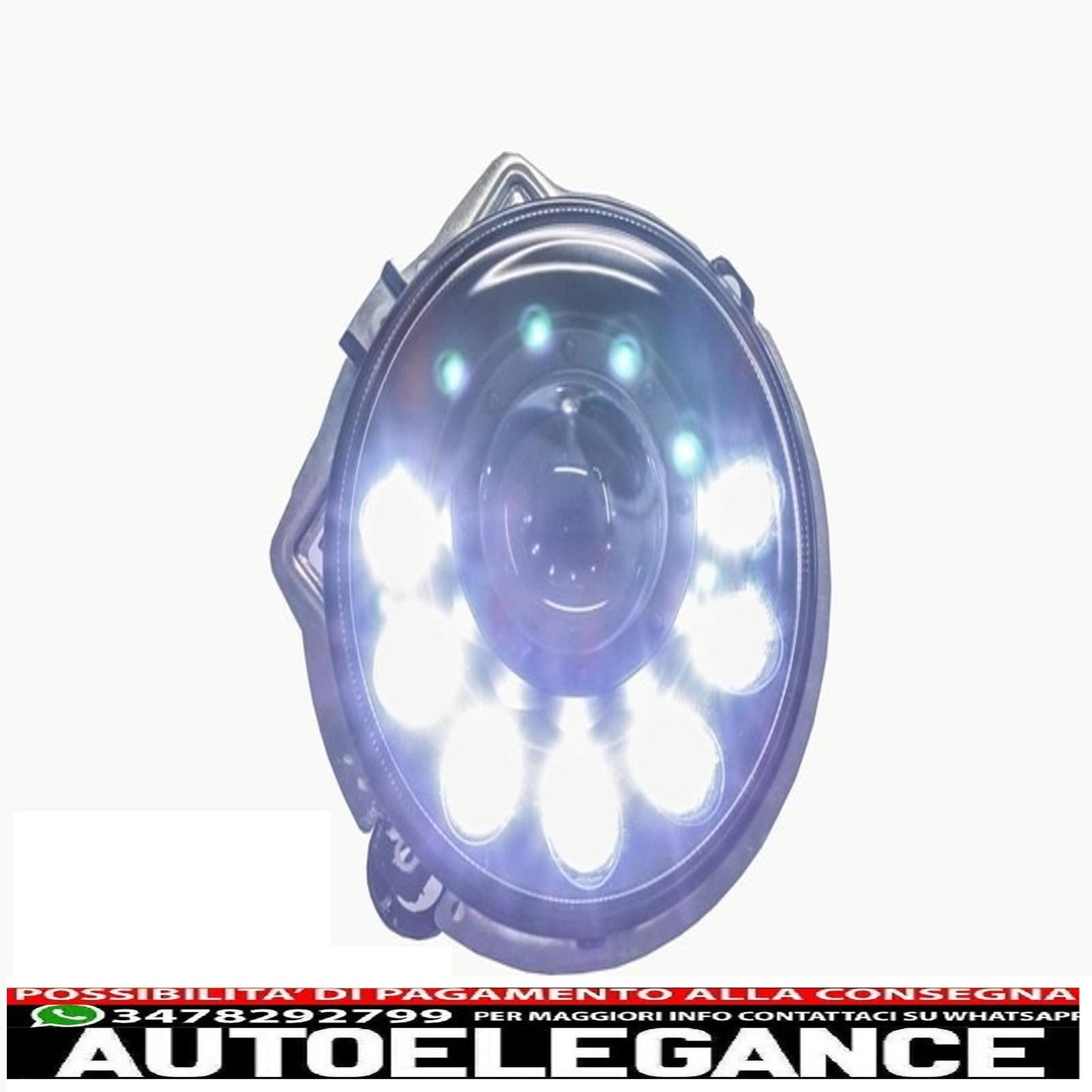 led headlights suitable for mercedes g-class w463 (1989-2012) black bi-xenon design 