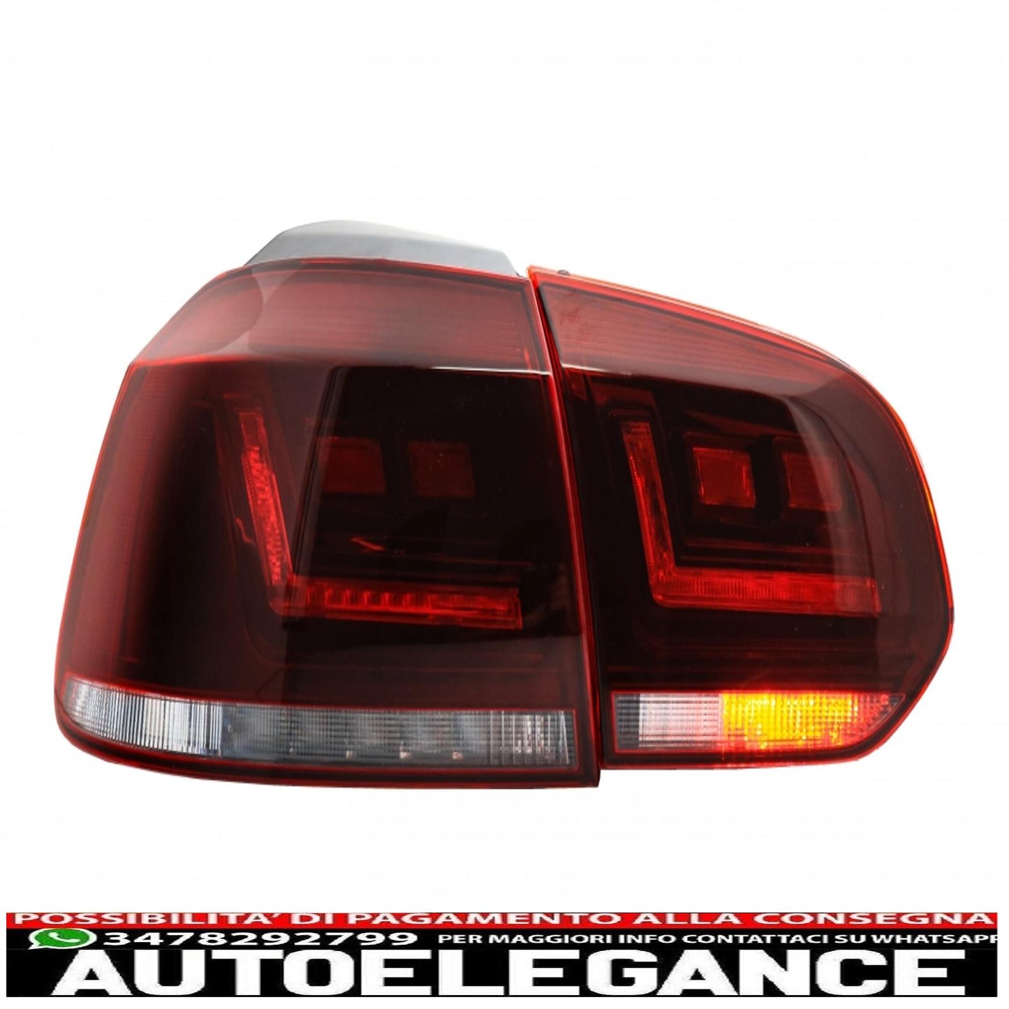 osram ledriving led rear light suitable for vw golf 6 vi (2008-2012) dynamic sequential turning light (left and right)