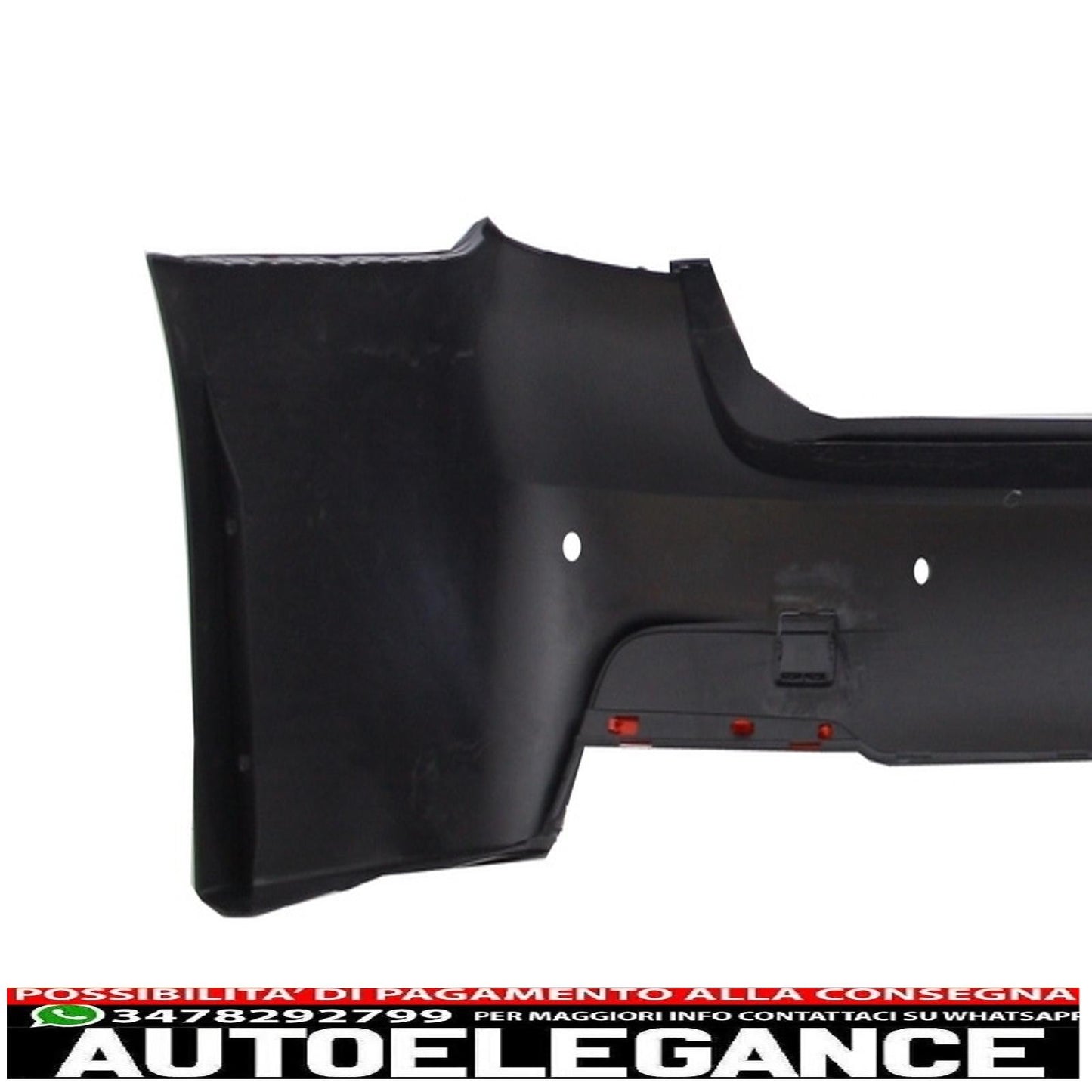 paraurti posteriore m-technik con diffusore a mantovana uscita singola/doppia terminale di scarico nero pianoforte terminali di scarico neri m performance adatto per bmw serie 3 f30 (2011+)