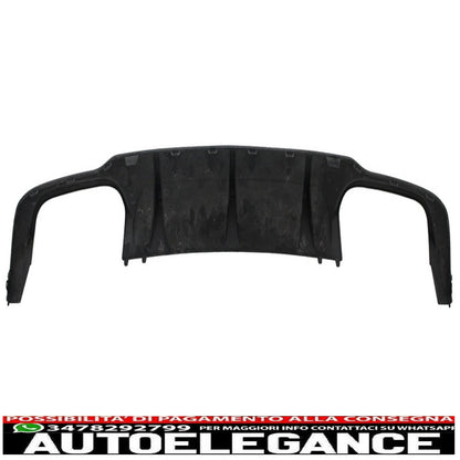 Diffusore d'aria per mantovana paraurti posteriore adatto per mercedes classe c w204 c204 amg sport line (2012-2014) design in carbonio