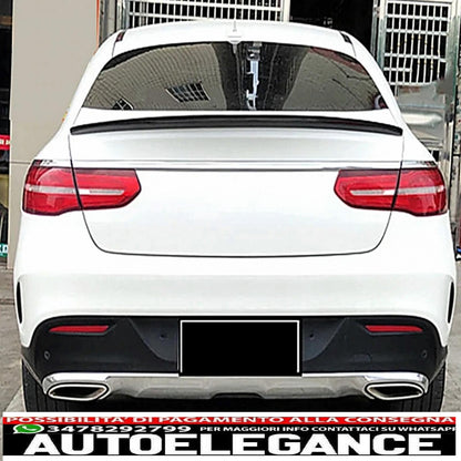 Trunk Spoiler Suitable for Mercedes GLE Coupe C292 (2015-2019) Piano Black 