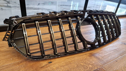 ART.1481 GRIGLIA ADATTA PER MERCEDES CLASSE B W247 STANDARD LOOK GT CROMATA