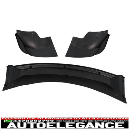 Front Bumper Spoiler Lip Fit For BMW X5 G05 M Package (2018-up) M Sport Piano Black