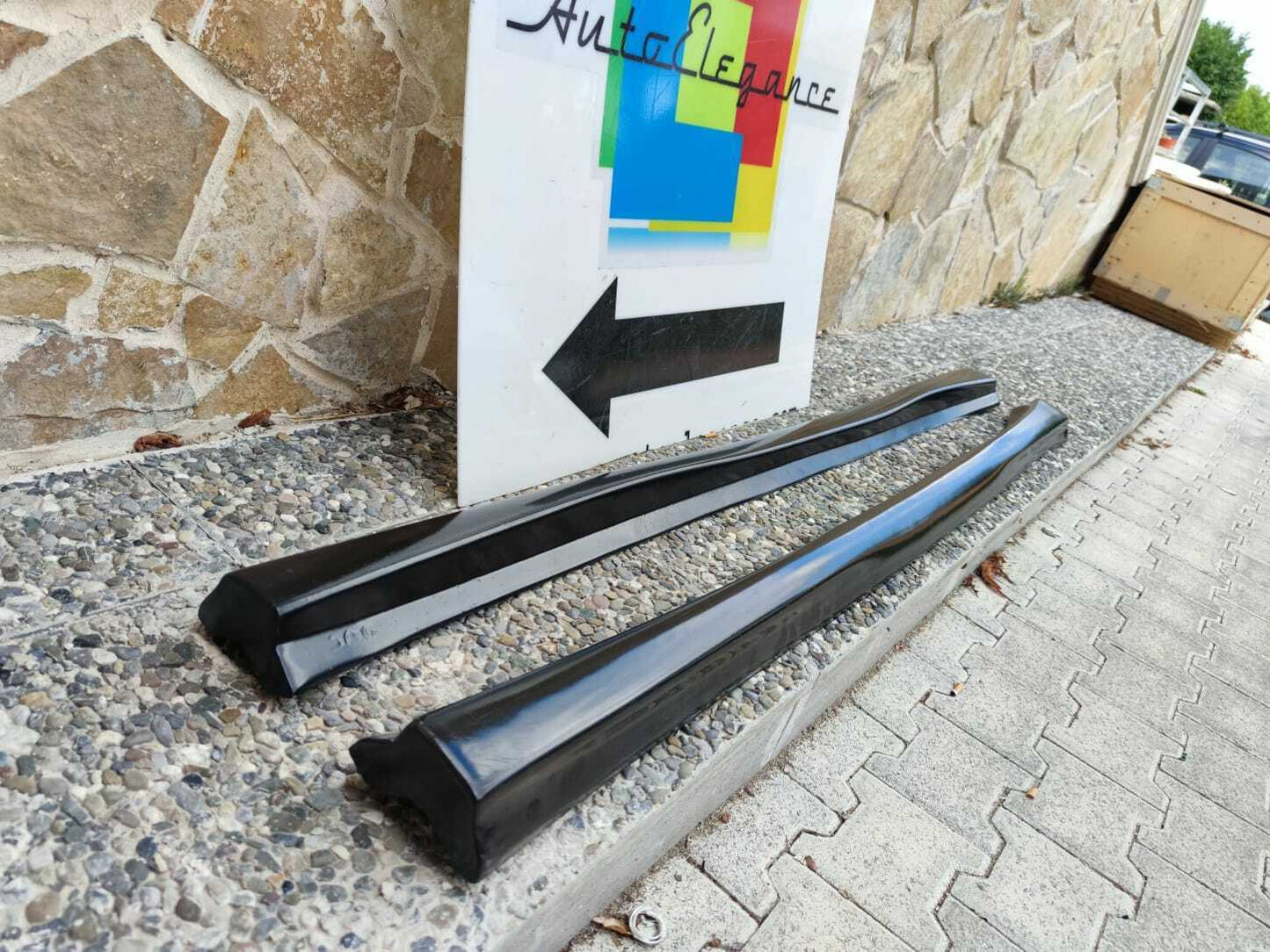SIDE SKIRTS FIAT PUNTO GRANDE PUNTO EVO 2005+ UNDER DOOR SPOILER ABS ..- 