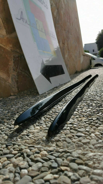 SIDE SKIRTS AUDI A5 COUPE SPORTBACK 07-15 SLINE S5 RS5 ABS GLOSS BLACK IT