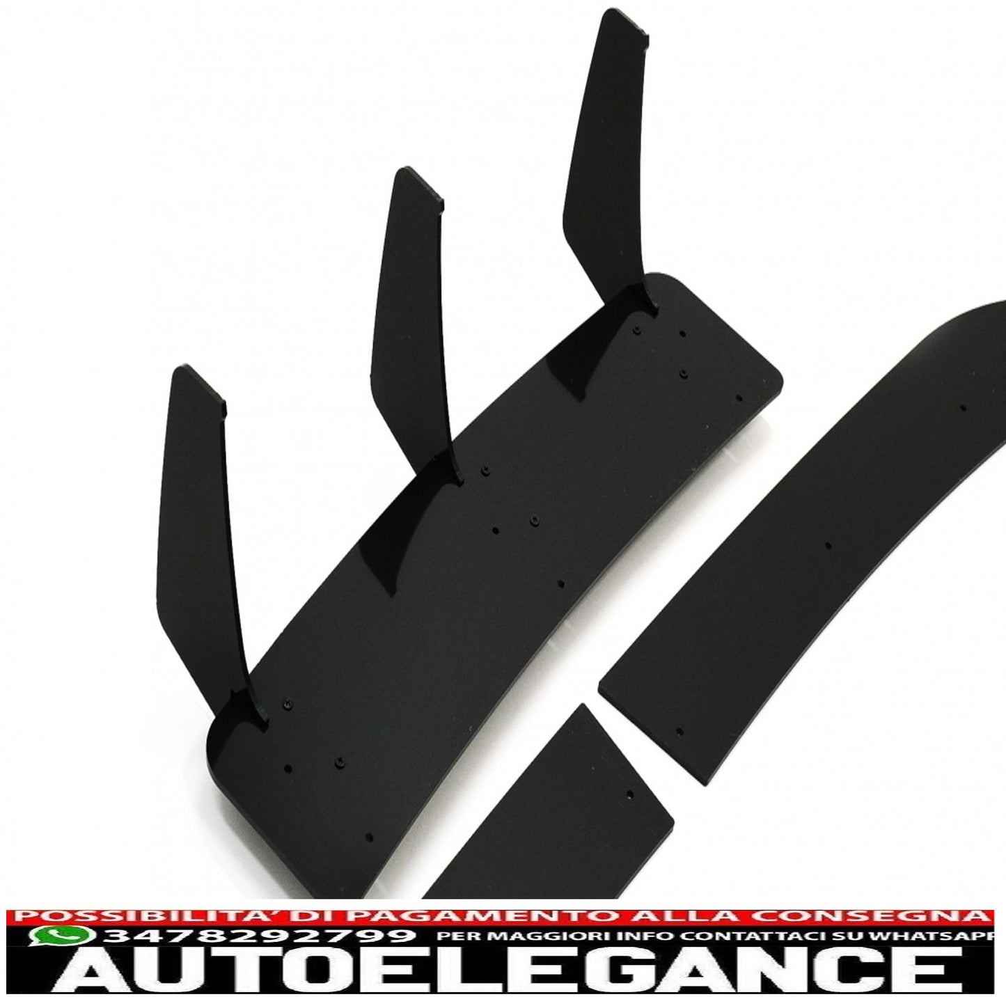Diffusore di estensione del paraurti posteriore adatto per mercedes classe c w204 c204 limousine coupe (2012-2014) pianoforte nero