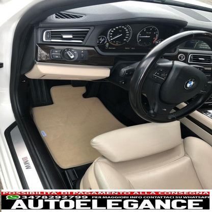 Beige carpet mat suitable for bmw 7 series (f01) 11/2008-09/2015