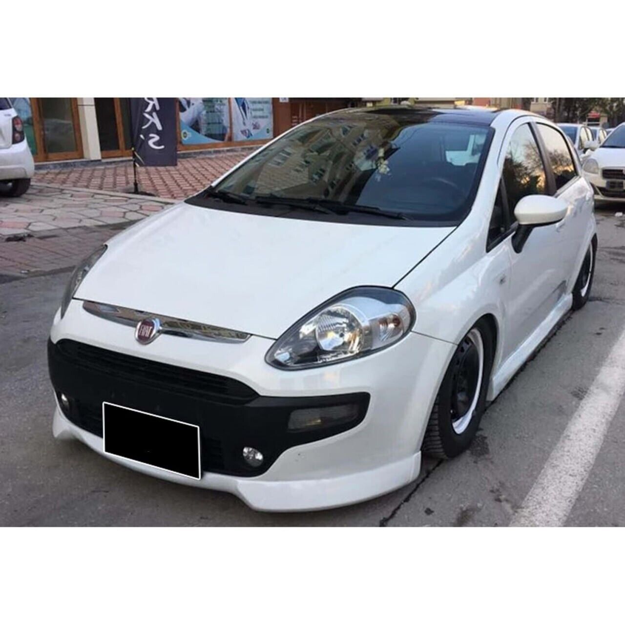 SOTTO PARAURTI ADATTI PER FIAT PUNTO EVO 2009-2012 LOOK SPORT GREZZO