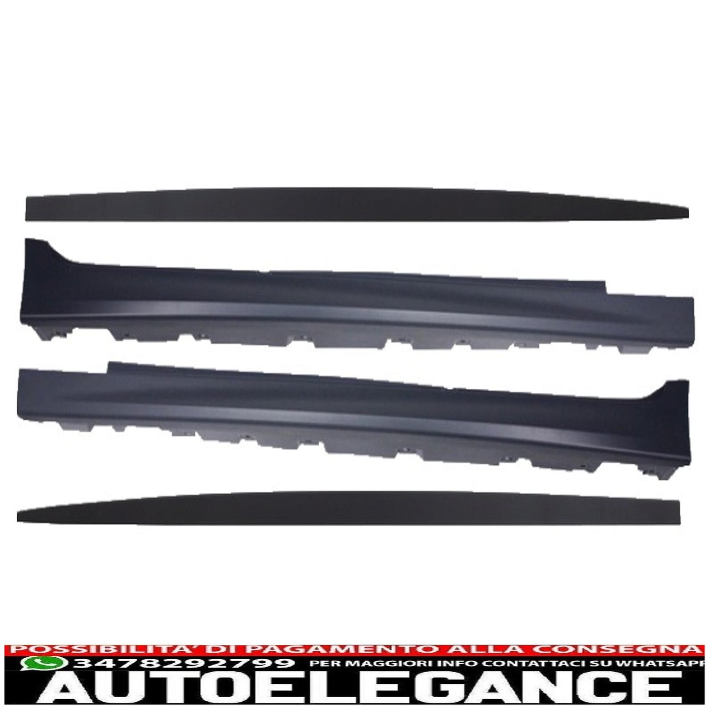 front bumper suitable for bmw f10 f11 5 series (2011-2017) with extension lip and side skirts m-performance design