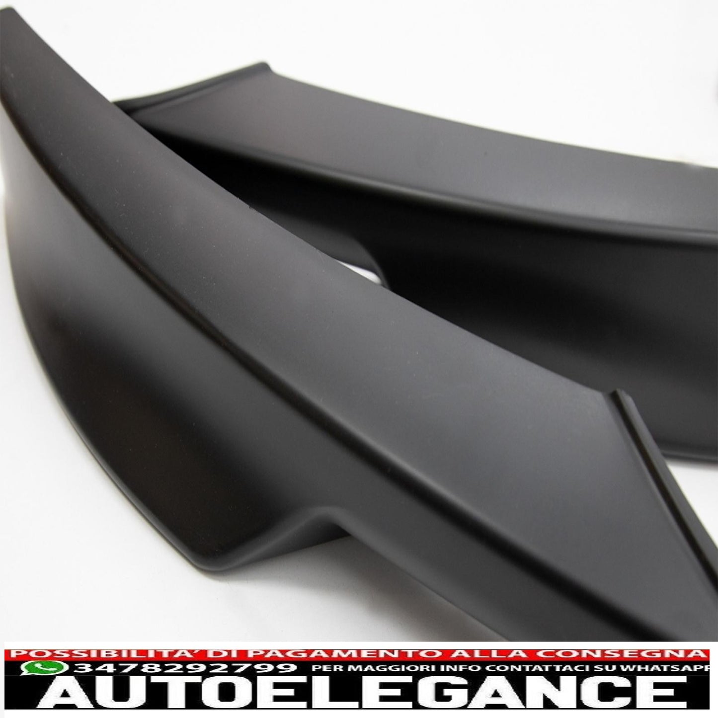 Front bumper splitter spoiler suitable for bmw 3 series e90 e91 lci (09.2008-2011) m-tech look
