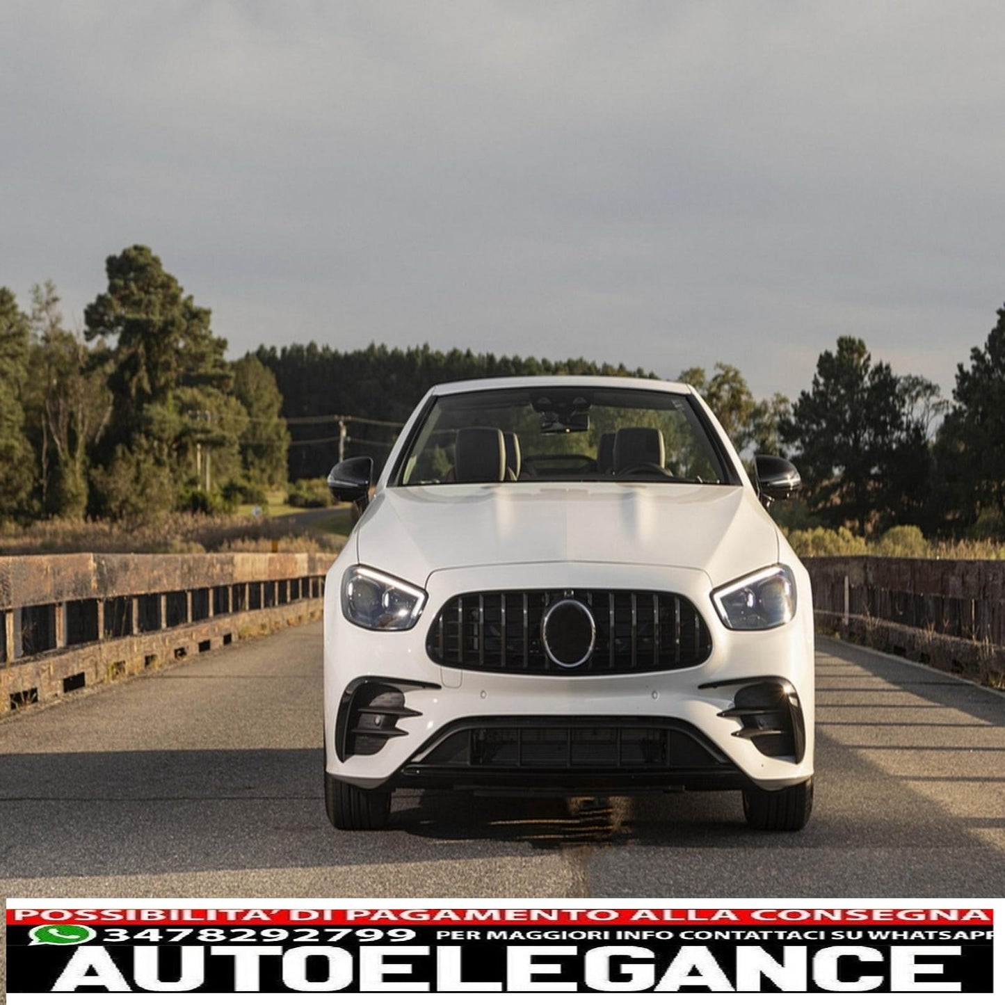 center grille suitable for mercedes e class facelift w213 s213 c238 a238 sport line (2020-up) gt-r design panamericana black